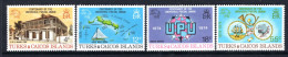 Turks & Caicos Islands 1974 Centenary Of UPU Set LHM (SG 426-429) - Turks And Caicos