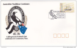 Australia 1992 Collingwood Football Club Centenary Souvenir Cover - Lettres & Documents
