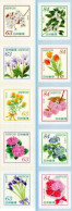 Japan - 2020 - Omotenashi (Hospitality) Flowers, Series No. 13 - Mint Self-adhesive Stamp Set - Ongebruikt