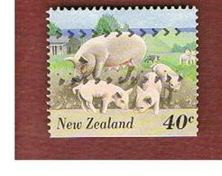 NUOVA ZELANDA (NEW ZEALAND) - SG 1902 -  1995 FARMYARD ANIMALS: SOW    -  USED° - Used Stamps