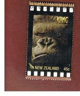 NUOVA ZELANDA (NEW ZEALAND) - SG 2827   -  2005  CINEMA: KING KONG                        -  USED° - Oblitérés