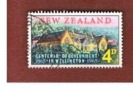 NUOVA ZELANDA (NEW ZEALAND) - SG 830  -  1965 GOVERNMENT IN WELLINGTON CENTENARY  -  USED° - Gebraucht