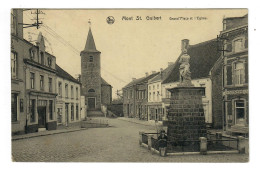 Mont-Saint-Guibert    Grand'Place Et L'Eglise - Mont-Saint-Guibert