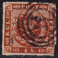 DÄNEMARK DANMARK [1858] MiNr 0007 B ( O/used ) [01] - Gebraucht