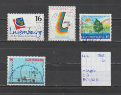 (TJ) Luxembourg 1995 - 4 Zegels (gest./obl./used) - Usati