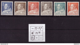 Groenland 1963 - MNH ** - Familles Royales - Michel Nr. 52-57 Série Complète (08-027) - Ungebraucht