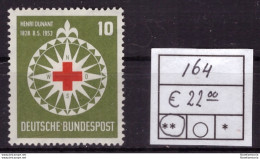 Allemagne 1953 - MNH ** - Croix-Rouge - Michel Nr. 164 Série Complète (08-143) - Ungebraucht