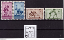 Turquie 1949 - MNH ** - Lutte Libre - Michel Nr. 1231-1234 Série Complète (08-181) - Nuevos