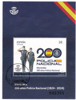 2024-ED. 5719 H.B.-Efemérides. 200 Años De La Policía Nacional- USADO - Blocs & Feuillets