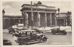 Deutsches Reich PPC Brandenburger Tor, Berlin Old Cars Alte Autos BERLIN 1935 To Norway Echte Real Photo Véritable - Brandenburger Tor