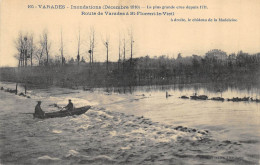 CPA 44  VARADES INONDATIONS DECEMBRE 1910 ROUTE DE VARADES A ST FLORENT LE VIEL - Varades