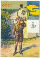MAX 53 - 274 SCOUT, Stamp With Vignette, Romania - Maximum Card - 1999 - Other & Unclassified