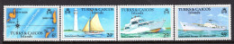 Turks & Caicos Islands 1978 Turks Islands Passage - Wmk. Sideways - Set LHM (SG 489B-492B) - Turks And Caicos