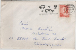 Envelope - Luxembourg 1977 - Stamp La Securité Routière - Storia Postale