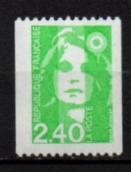 Roulette  Chiffre Rouge N° 005 - Marianne Du Bicentenaire  Vert 2,40 Fr - YT 2823**  - Roulettes