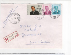 Envelope Belgium - Registered Forest Vorst 1995 - Covers & Documents