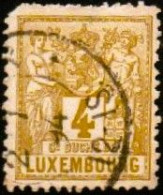 Luxembourg , Luxemburg 1882 , MI 47,  ALLEGORIE, OBLITERE, GESTEMPELT - 1882 Alegorias