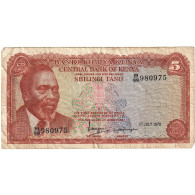 Kenya, 5 Shillings, 1978, 1978-07-01, KM:15, TTB - Kenya