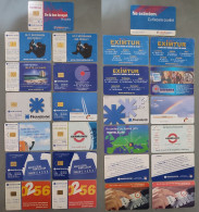 Lot 13 Cartele Cu CIP-uri Diferite, 2002-2005, - Werbung