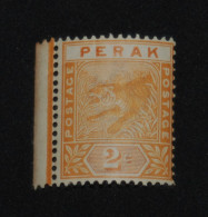 MALAYSIA - PERAK 1895, Tiger, Animals, Mi #16, MNH** - Perak