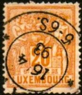 Luxembourg , Luxemburg 1882 , MI 51 B,  ALLEGORIE, OBLITERE, GESTEMPELT - 1882 Alegorias