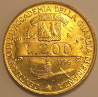 1996 - Italia 200 Lire Guardia Di Finanza    ------- - 200 Lire