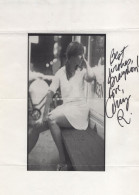 Amy Rigby Hand Signed Picture & FULLY Hand Written Letter - Zangers & Muzikanten