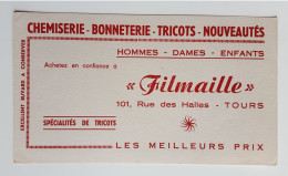 Buvard Filmaille - Chemiserie Bonneterie Tricots Nouveautés - Textile & Vestimentaire