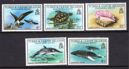 Turks & Caicos Islands 1979 Endangered Wildlife Set LHM (SG 534-538) - Turks And Caicos