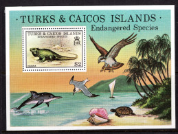 Turks & Caicos Islands 1979 Endangered Wildlife MS VLHM (SG MS539) - Turks And Caicos