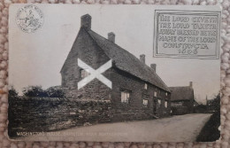 WASHINGTONS HOUSE BRINGTON NEAR NORTHAMPTON OLD B/W POSTCARD NORTHAMPTONSHIRE L&NWR OFFICIAL RAILWAY - Northamptonshire