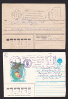 Russia: 11x Cover, 1993-1994, Meter Cancel, Partly Use Of Old USSR Ones, Inflation, Post-Soviet Chaos (minor Damage) - Covers & Documents