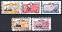 Turks & Caicos Islands 1979 Death Centenary Of Sir Rowland Hill - P.12 - Set To $1 Used (SG 545-549) - Turks And Caicos