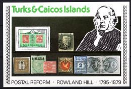 Turks & Caicos Islands 1979 Death Centenary Of Sir Rowland Hill MS MNH (SG MS551) - Turks And Caicos