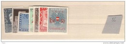 1956 MNH Austria, Oostenrijk, Year Collection Complete According To Michel Postfris - Años Completos