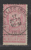 COB 69 Oblitération Centrale BRUXELLES (NORD) 1 - 1894-1896 Tentoonstellingen