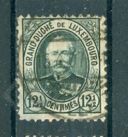 LUXEMBOURG - N°60 Oblitéré - Effigie Du Grand-duc Adolphe 1er. (clair) - 1891 Adolphe Frontansicht