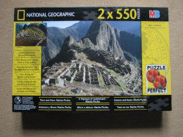 NATIONAL GEOGRAPHIC - MB PUZZLE (2x 550 PIECES) MACHU PICCHU (PEROU) - Rompecabezas