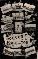 N°121566 -cpa Souvenir De La Roche Sur Yon - Saluti Da.../ Gruss Aus...