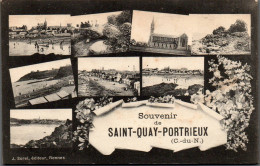 N°121565 -cpa Souvenir De Saint Quay Portrieux - Saluti Da.../ Gruss Aus...