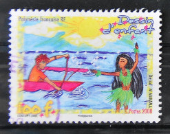 POLYNESIE FRANCAISE - 2008 - N° 861 Dessins D'enfants - Cachet à Date - Used Stamps