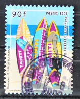 POLYNESIE FRANCAISE - 2007 - N° 799 Planche De Surf - Cachet à Date - Usati