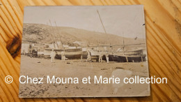 ALGERIE ARZEW BATEAUX ET PAVILLON DES OFFICIERS - PHOTO 11X8 CM - Africa