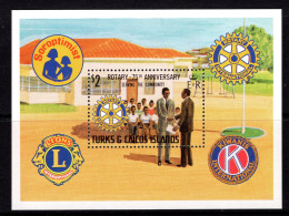 Turks & Caicos Islands 1980 Serving The Community MS MNH (SG MS613) - Turks And Caicos