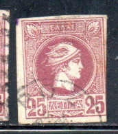 GREECE GRECIA HELLAS 1989 1895 1893 HERMES MERCURY MERCURIO LEPTA 25l USED USATO OBLITERE' - Usati