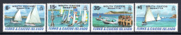 Turks & Caicos Islands 1981 South Caicos Regatta Set LHM (SG 630-633) - Turks And Caicos
