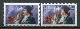 26123 FRANCE N°3120** 3F+60c. Le Bossu : Couleur Du Fond Plus Bleu + Normal (non Inclus) 1997  TB - Ungebraucht