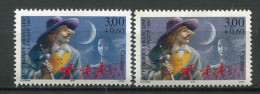 26125 FRANCE N°3118a**(Yvert) 3F+60c. Cyrano : Bleu Au Lieu De Violet + Normal (non Inclus) 1997  TB - Unused Stamps