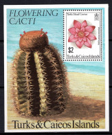 Turks & Caicos Islands 1981 Flowering Cacti MS LHM (SG MS639) - Turks And Caicos