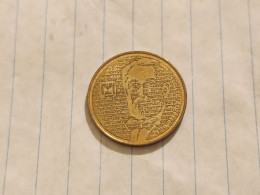 Israel-Coins-JEWISH LEDAERS(SHEKEL1985-1981)1/2 NIS-(41a)-(1986)(56)תשמ"ו(Special Domestic Currency-ROTHSCHILD)-copper - Israele